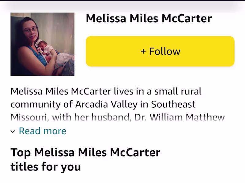 Cover image for Melissa Miles McCarter