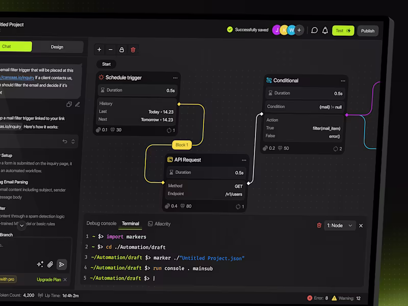 Cover image for Markers - Automation Dashboard