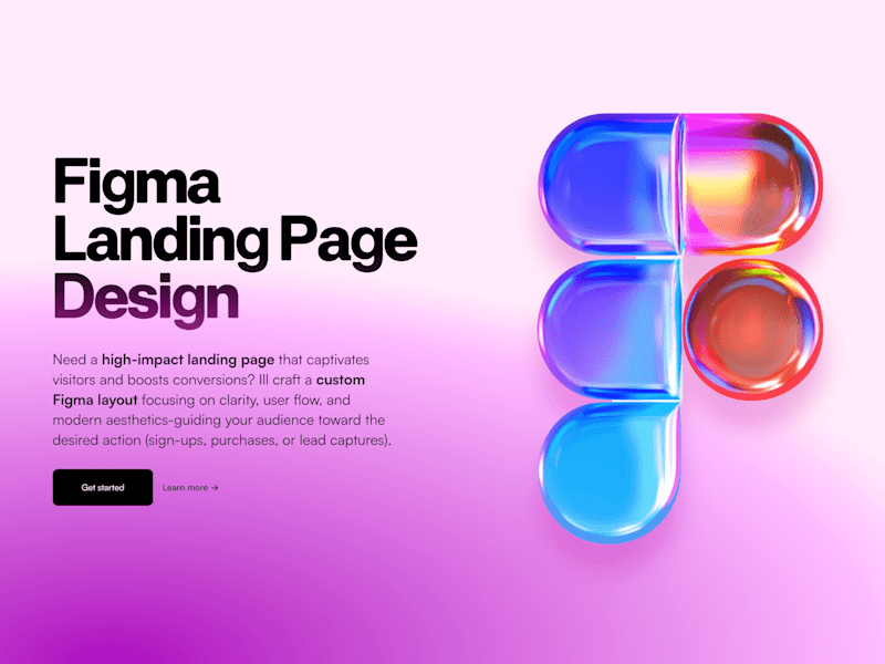Cover image for I will design a high converting landing page in figma