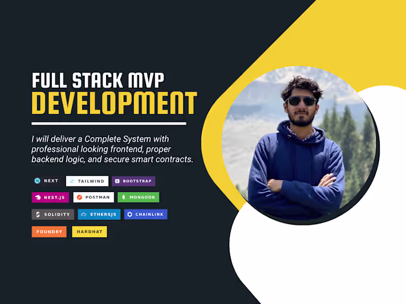 Cover image for Fullstack MVP with Smart Contracts