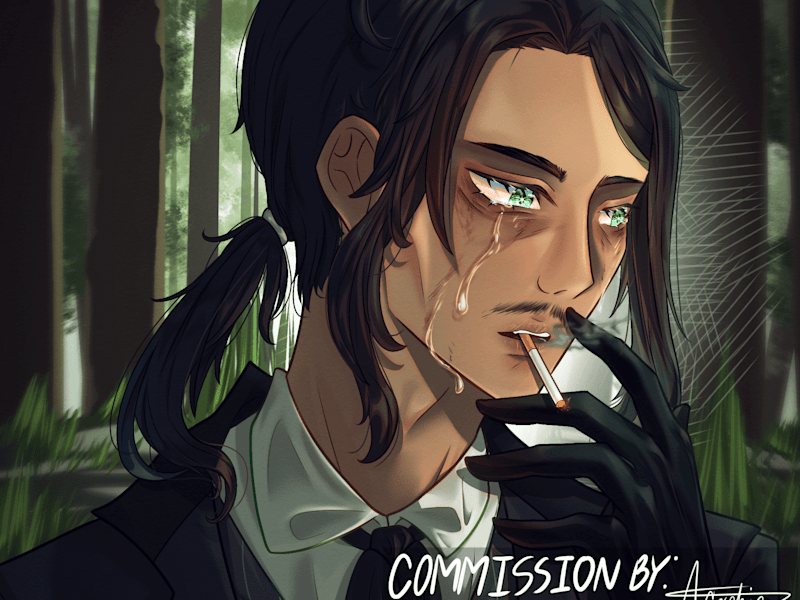 Cover image for Rendered Headshot Illust Comms for Hazie