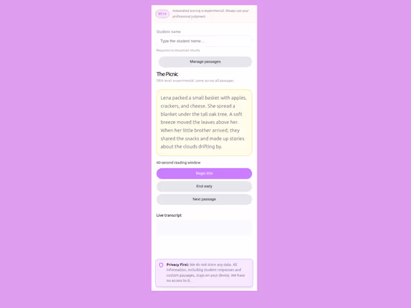 Cover image for Development of DRA Assessment Web Application