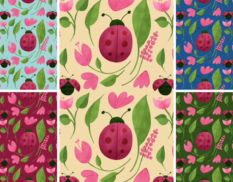 Cover image for Ladybird pattern