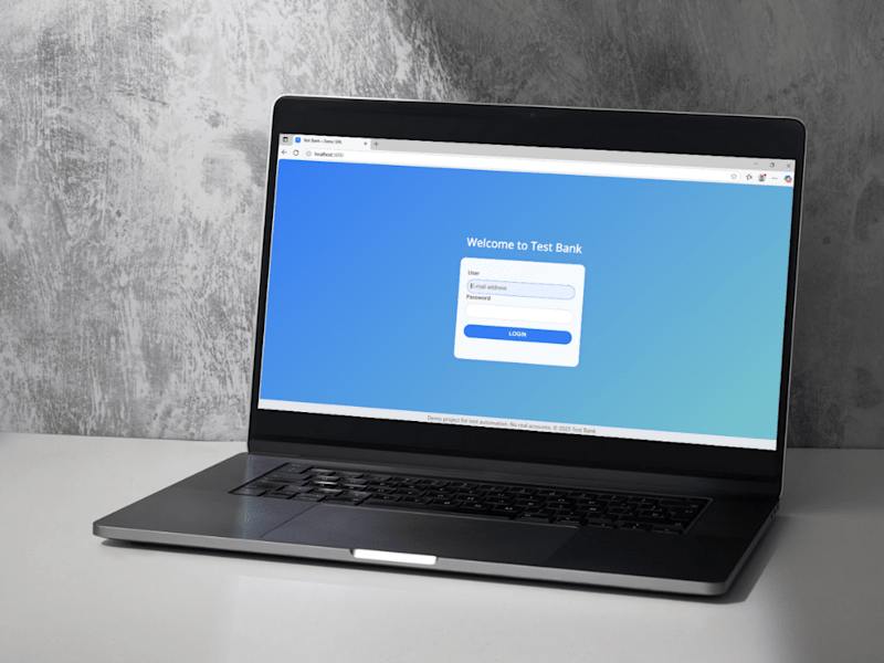 Cover image for Playwright Test Suite for Test Bank Demo