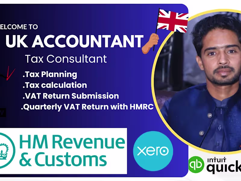 Cover image for  will do accounting bookeeping and vat in quickbook online xero