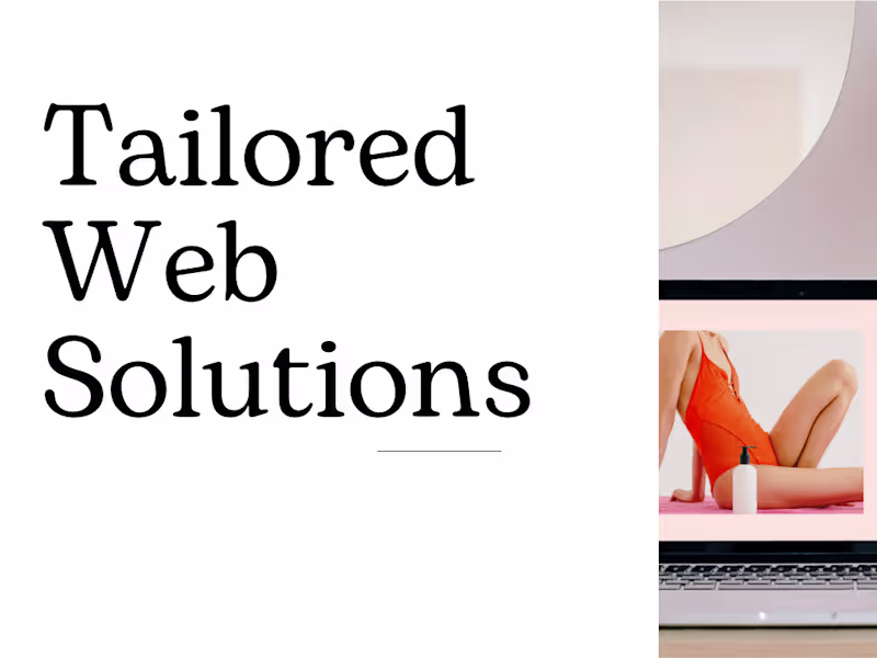 Cover image for Tailored Web Solutions: Expertise in Custom Site Development