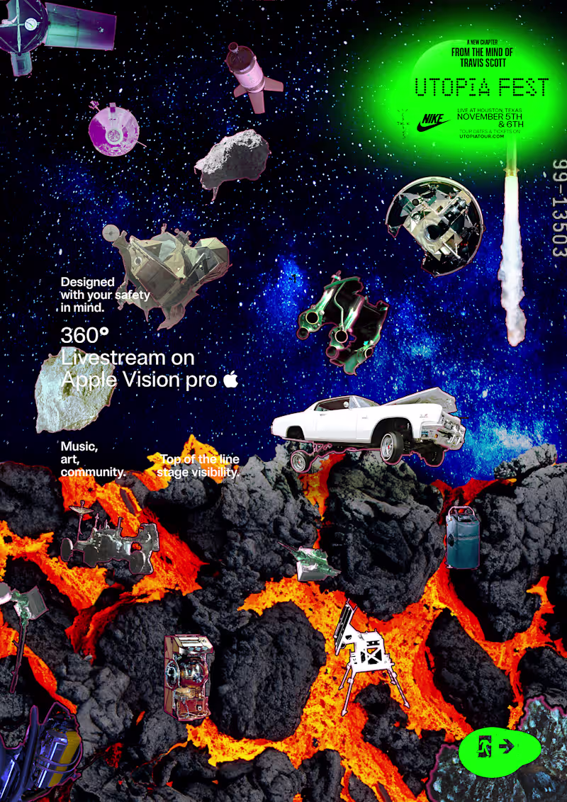 Cover image for Art Direction for Astroworld Festival