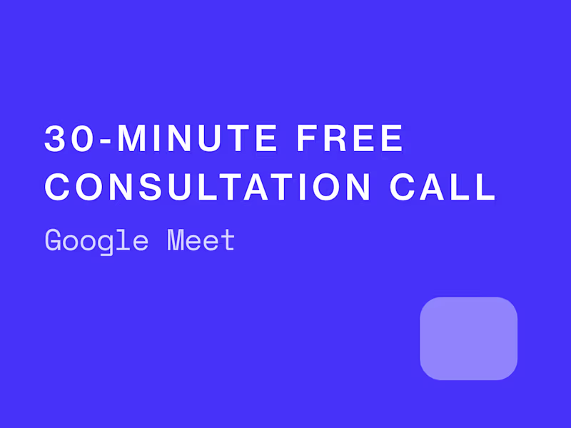 Cover image for 30-Minute Free Consultation Call