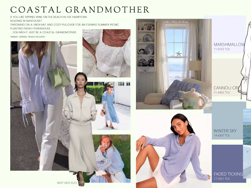 Cover image for Coastal Grandmother - Emerging Trend Report