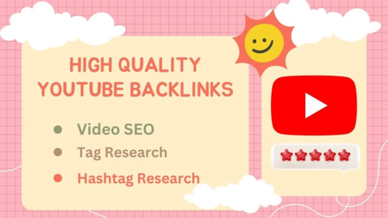 Cover image for I will do high quality youtube backlinks