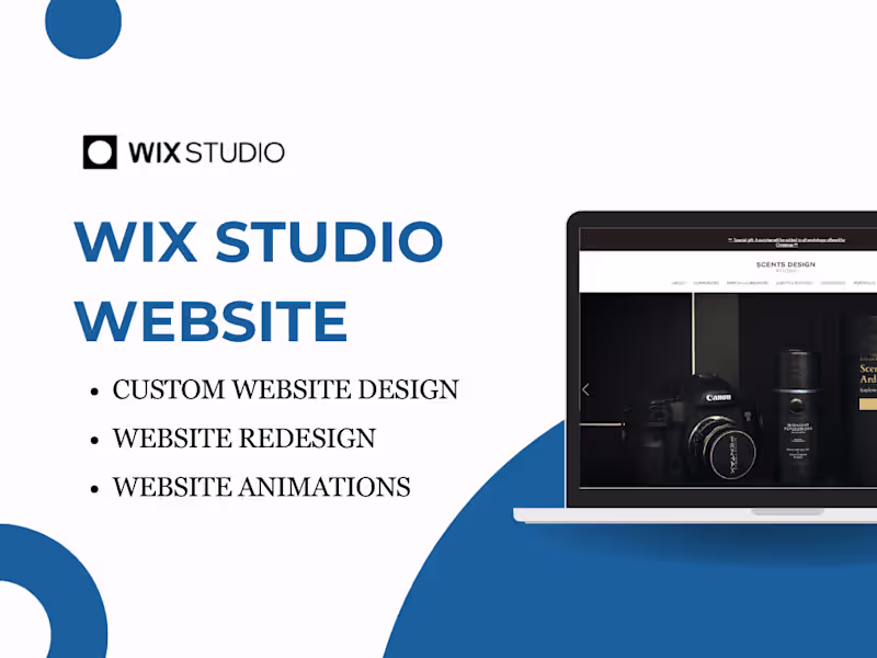 Cover image for Scent Studio Website Redesign