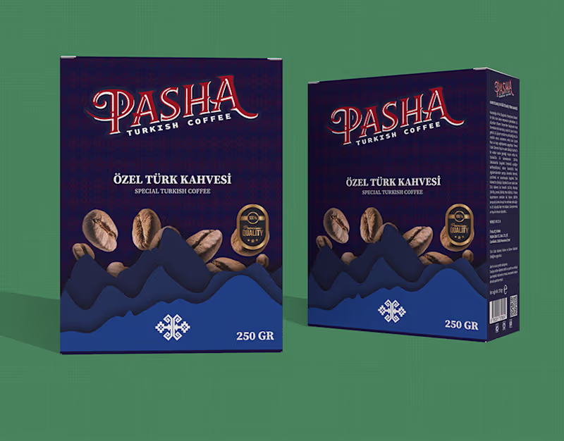 Cover image for Pasha Turkish coffee Package Design :: Behance