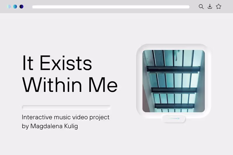 Cover image for Interactive music video