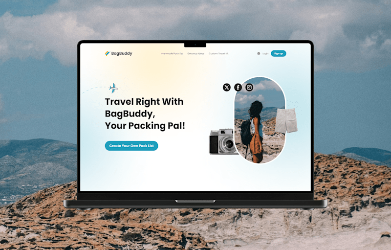 Cover image for BagBuddy ─ Travel Website