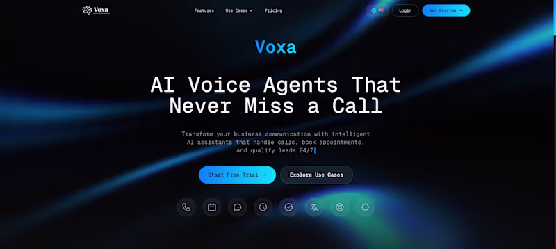 Cover image for Voxa Ai calling agent