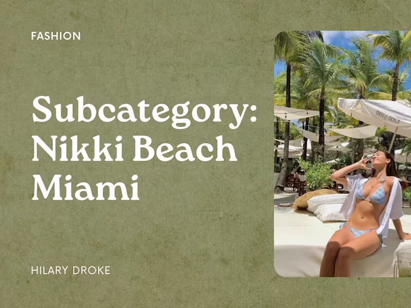 Cover image for Shop Nikki Beach: Skincare Subcategory