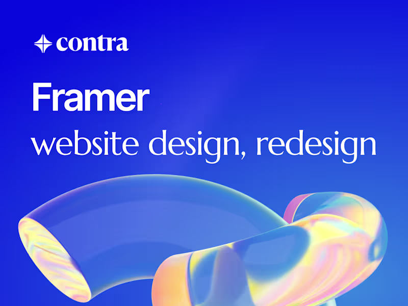Cover image for Framer Website Design & Development
