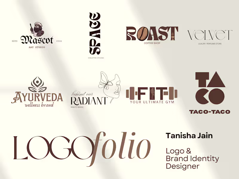 Cover image for LOGOfolio By TanishaJain - Tanisha Jain