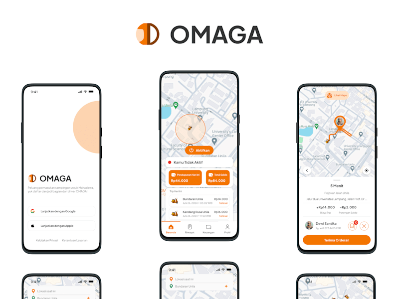 Cover image for Omaga - Online Motorbike Taxi