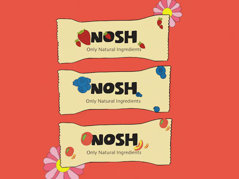 Cover image for Nosh - Protein shake & Bar | Brand Identity 