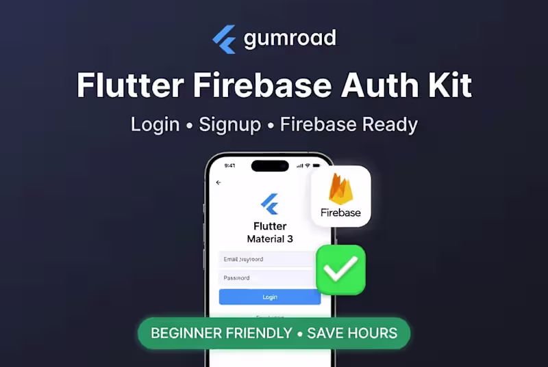 Cover image for Flutter Firebase Authentication Integration (Login & Signup)