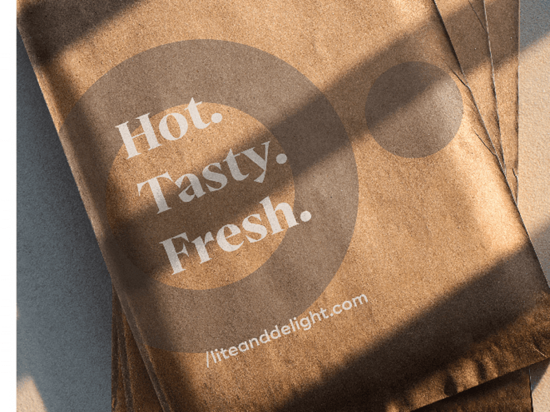 Cover image for Lite and Delight > Coffee Shop Branding, Logo & Packaging