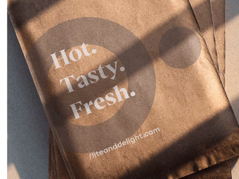 Cover image for Lite and Delight > Coffee Shop Branding, Logo & Packaging