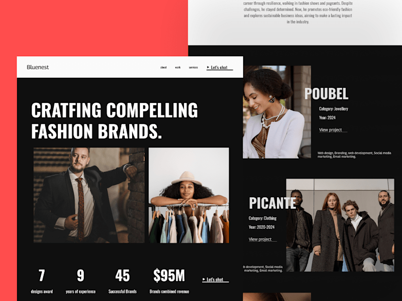 Cover image for Bluenestfashion- landing page