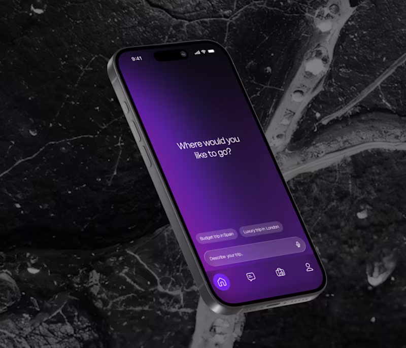 Cover image for AI prompt travel booking app