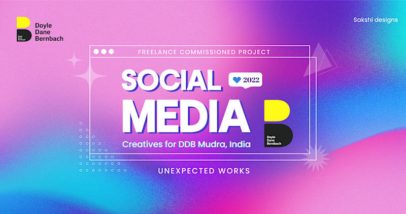 Cover image for DDB Mudra (Social Media Creatives 2023) on Behance