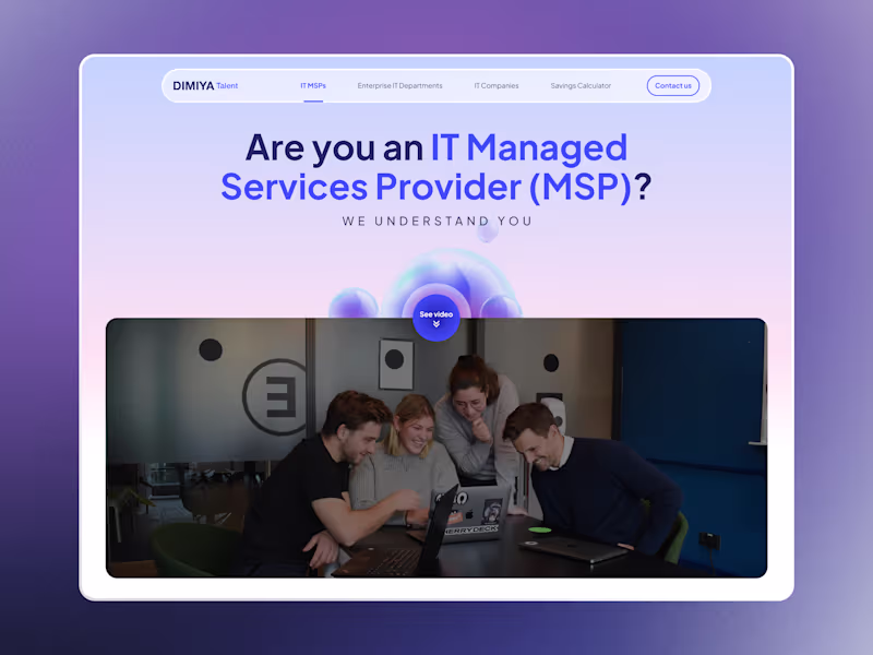 Cover image for Dimiya Talent - Webflow development