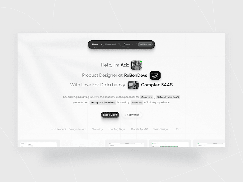 Cover image for Personal Portfolio Website Design
