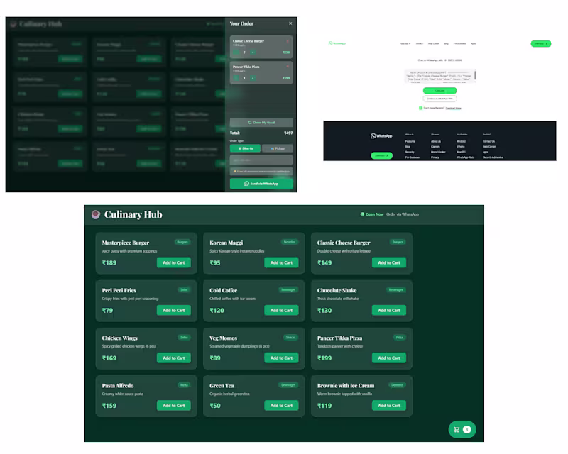Cover image for The Culinary Hub: High-Performance, Commission-Free