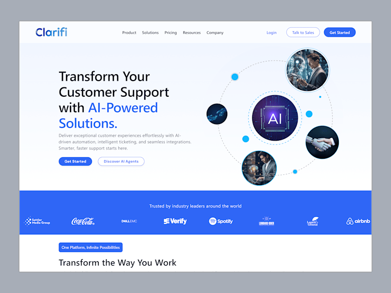 Cover image for CLARIFI– AI-Powered Customer Support Platform