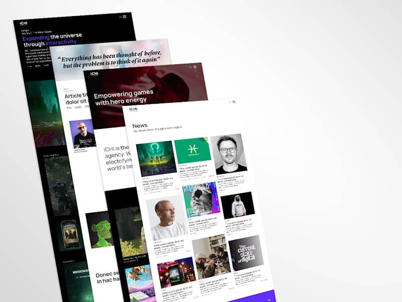 Cover image for ICHI Digital Rebrand