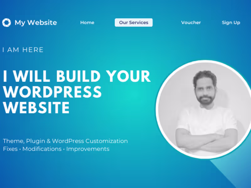 Cover image for I will develop or customize your wordpress website