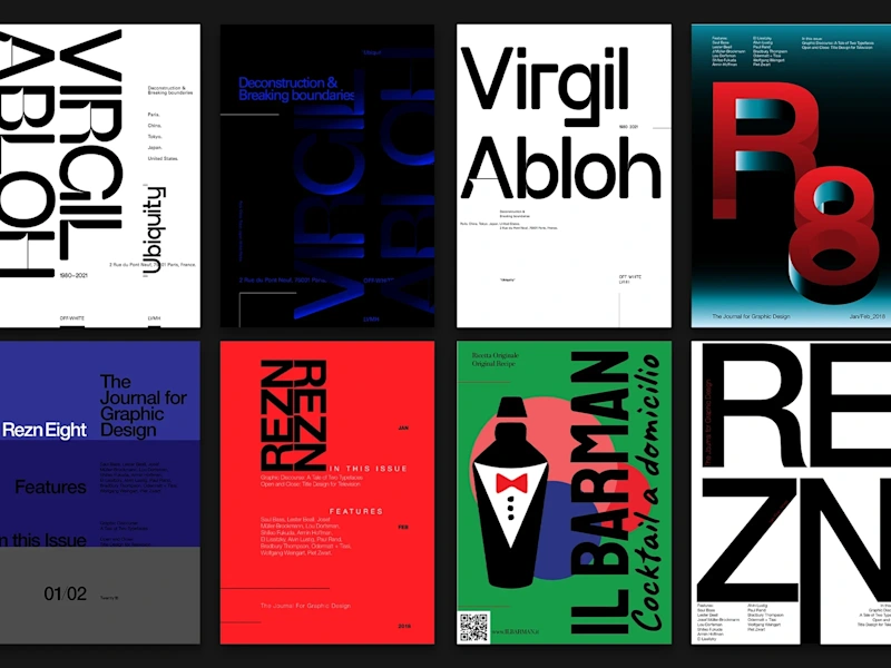 Cover image for Sleek & Minimal Typographic Posters