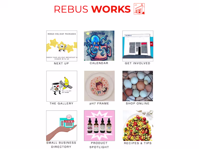 Cover image for Rebus Works Website
