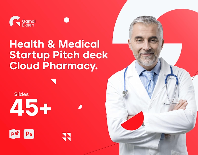 Cover image for Health & Medical Startup Presentation | Cloud Pharmacy