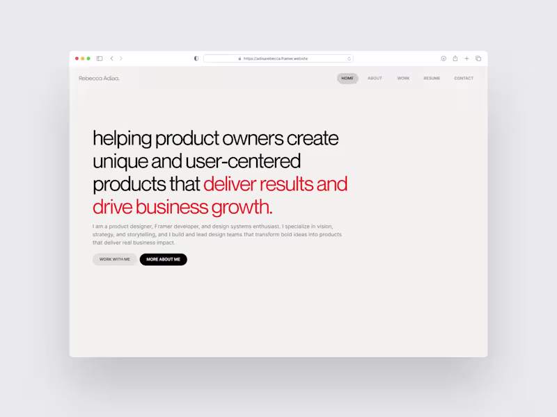 Cover image for Responsive Portfolio Design and Development