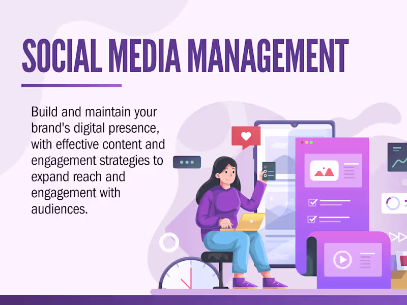 Cover image for Social Media Management for Growing Brands