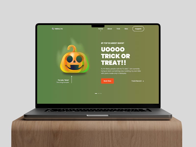 Cover image for HALLOWEEN ANIMATED WEBSITE