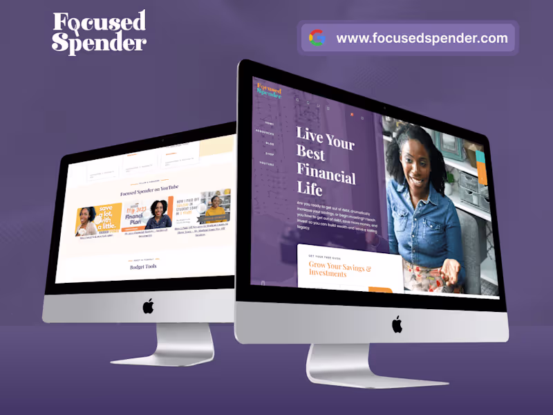 Cover image for Website Redesign for Popular Social Media Influencer