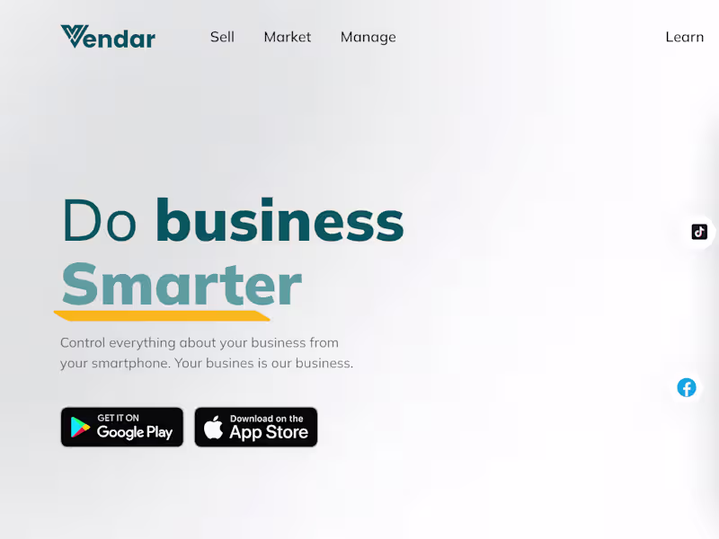 Cover image for Vendar Ecommerce App