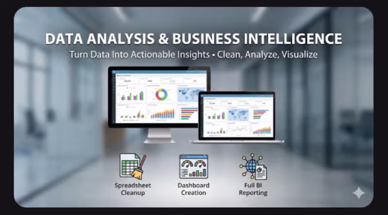 Cover image for Data Analysis & Business Intelligence