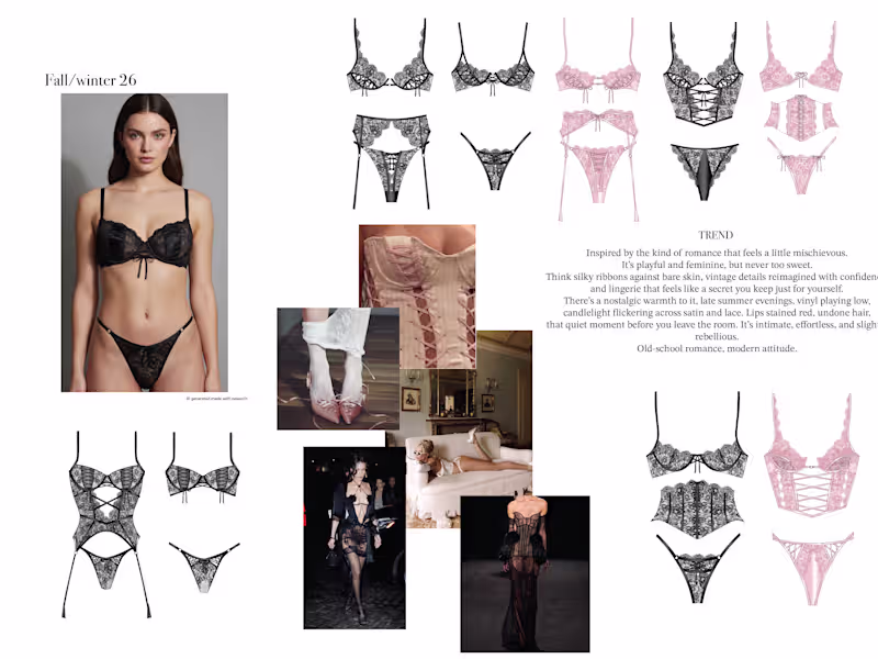 Cover image for I will design your lingerie or swimwear brand collection