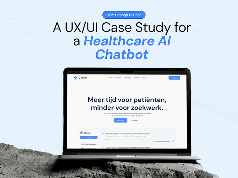 Cover image for A UX/UI Case Study for a Healthcare AI Chatbot