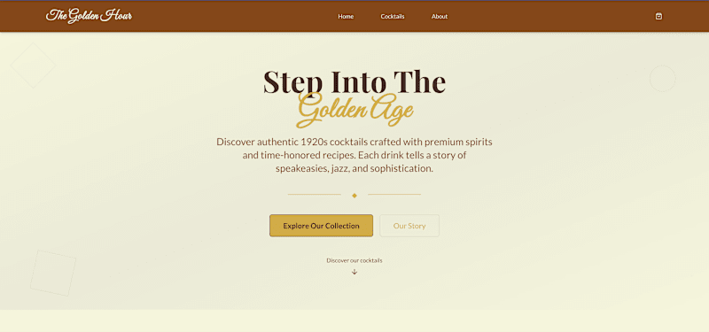 Cover image for Replit vibe coding cocktail retail webpage