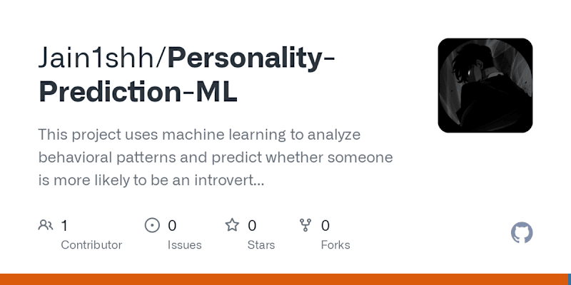 Cover image for Personality Prediction ML Model Development