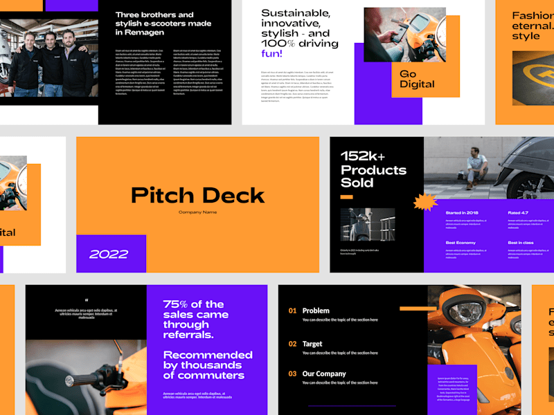 Cover image for Product Demo Deck for a 2-wheeler company